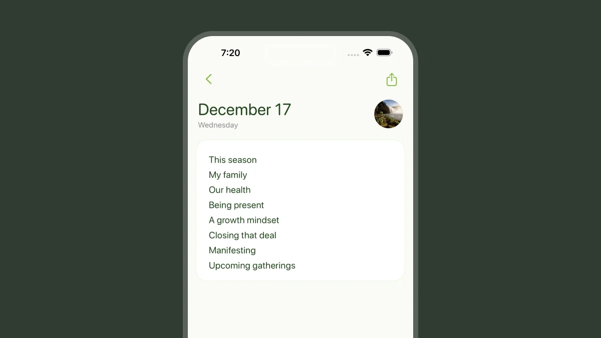 Preserve each thought